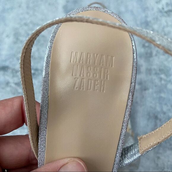 Maryam Nassir Zadeh Flora Slingback Heels 40 - Picture 4 of 8